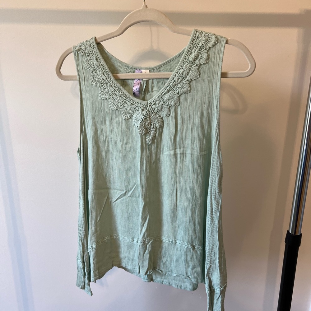 Tank Top Lace Blouse